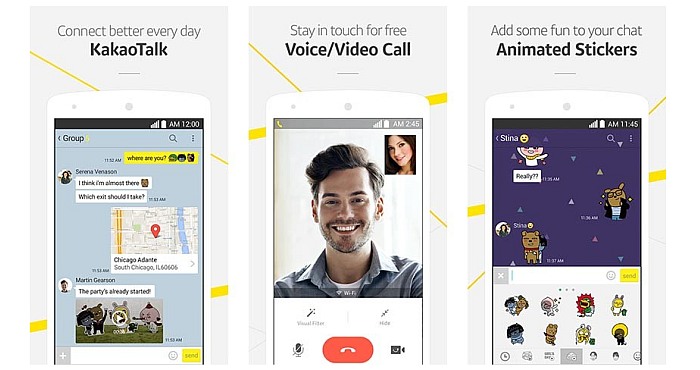 Features of Kakao Talk App